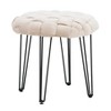 Mylie Round Ottoman Stool - Linon - 2 of 4