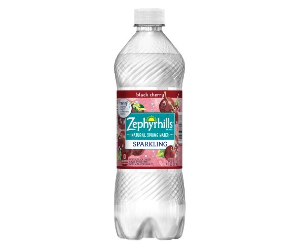 Zephyrhills Black Cherry Sparkling Water - 20 fl oz Bottle