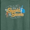 Women's - Disney - Sword In The Stone Character Group Lightweight French Terry Wide Neck Long Sleeve Shirt - 2 of 4