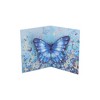 Unique Bargains Greeting Card Oil Painting Series Butterfly Paper 5.9"x4.4"x0.4" 1 Pc - 3 of 4