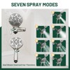 Cobbe Shower Shower System with 7 Settings ABS Dual Shower Head and Bathtub Spout Shower Kit, Single Handle Wall Mounted Brushed Nickel Shower Set - 3 of 4