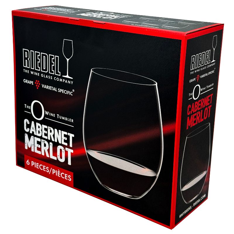 Riedel O Cabernet / Merlot Tumbler, Set of 6 in Gift Box, Clear, 3 of 5