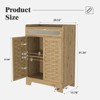 NicBex Modern Farmhouse Dresser,Wooden Dressers with Large Drawers,Storage Cabinet for,Bedroom,Kitchen,Dining Room,Office, Entryway - 4 of 4