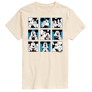 Men's - Disney - Mickey Faces Short Sleeve Graphic T-Shirt - 1 of 4
