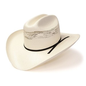 Western Express Natural Straw Western Bangora Hat - 1 of 4