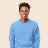 Dalix Ghost Embroidered Crewneck Long Sleeve Sweatshirt Fleece Men - 3 of 4