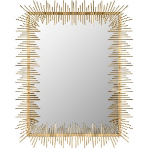 Sunray Mirror - 27" x 35.5" - MIR4023 - Antique Gold - Safavieh - 1 of 3