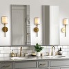 SpassWay Metal Bathroom/Vanity Mirror Modern Accent Mirror for Living Room Bathroom Bedroom Entryway Black/Gold/Silver - 3 of 4