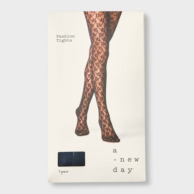 Women's Primrose Trellis Tights - A New Day™ Black M/L : Target