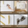 36" Bathroom Vanity Cabinet with Sink, Modern Wall Mounted Floating Bathroom Storage Vanity Cabinet with 2 Drawers & 2 Doors - 3 of 4