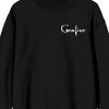 Coraline Some Things Are Not As They Seem Crew Neck Long Sleeve Black Adult Sweatshirt - 3 of 4