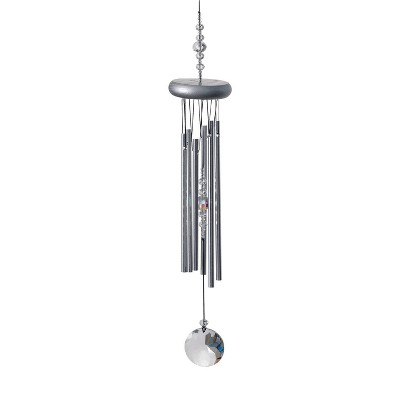 Woodstock Chimes Signature Collection, Crystal Chime, 20'', Ice Wind Chime WFI