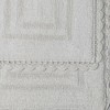 RT Designers Collection Adamo 2 Pieces Premium Cotton Anti Skid Bath Rug Set White - 3 of 3
