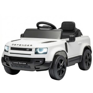 Qaba 12V Ride on Car, Licensed Land Rover Defender with Remote, 4-Wheel ...