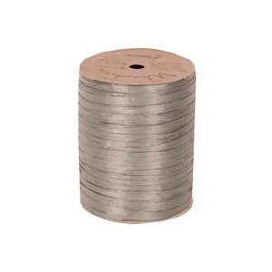 JAM Paper Raffia Ribbon Silver 100 Yards Sold Individually (1082789) - 1 of 1