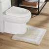Hotel Bath Rug 100% Premium Cotton Tufted Two Tone Reversible Bathroom Rug, Soft & Water Absorbent, Machine Washable Bath Mat - 2 of 4