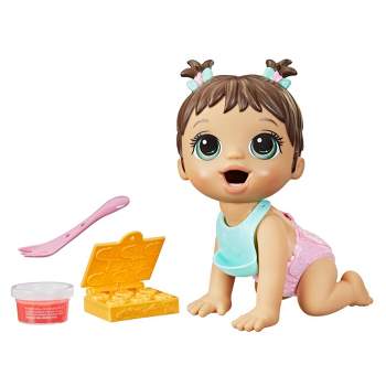 Baby Alive Lil Snacks Baby Doll - Brown Hair