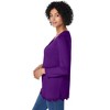 Woman Within Plus Size Layered-Look Lace Trim Tee - 4 of 4