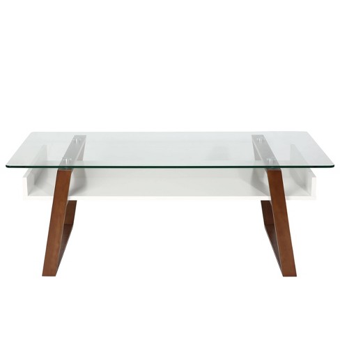 Target glass deals top coffee table