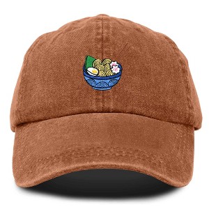 Dalix Noodle Embroidered Womens Ramen Cotton Dad Hat Baseball Cap Adjustable Womens - 1 of 4