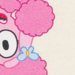 off white / bluey characters