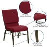 Emma and Oliver 18.5"W Church/Reception Guest Chair with Book Rack - 3 of 4