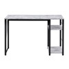 NicBex Modern Office Desk,Writing Desk  with 2 Shelves for Home Office - 2 of 4