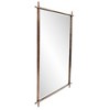Howard Elliott Allen Andrews Isarno Large Rectangular Decorative Metal Industrial Mirror: 44x34", Iron Frame, No Assembly Required - 3 of 4