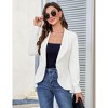 Clearlove Women's Casual Long Sleeve Ruffled Front Office Cardigan Blazer Work Office Cardigan Suit Jackets - 2 of 4