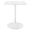Modway Lippa 24 Square Wood Top Dining Table - 2 of 4
