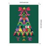 Amanti Art Geometric Christmas Tree by Rachel Lee 3 Birdies Studio Canvas Art Framed - 3 of 4