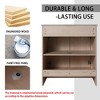 BENCMATE Bathroom Vanities 42 Inch Freestanding Vanity Ceramic Sink Soft Close Door for Bathroom, Beige, 41.8"*18.31"*34.25" - 4 of 4