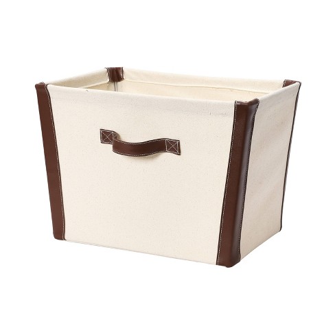 Household Essentials Bucket Caddy Tan/black : Target