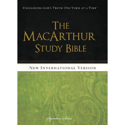 MacArthur Study Bible-NIV-Signature Series - by  Thomas Nelson (Hardcover)