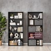 5/6/Tier Bookshelf, Open Bookcase with Adjustable Storage Shelves, Floor Standing Storage Display Shelf, Wood, for Bedroom, Office, Living Room - 3 of 4