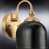 Urban Ambiance Luxury Vintage Wall Sconce 9''H x 5.5''W,  Olde Brass Finish,  Jacksonville Collection, UHP4314 - 4 of 4