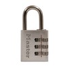 Master Lock Combination Comb. Brass Lock: Resettable Padlock for Storage Locker & Shed, Silver, 0.5" Shackle Width - 2 of 3