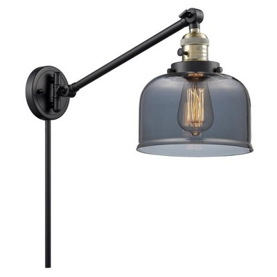Bell - 1 Light Swing Arm Wall Sconce In Industrial Style-25 Inches Tall and 8 Inches Wide