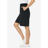 Woman Within Women's Plus Size Elastic-Waist Knit Short - image 4 of 4