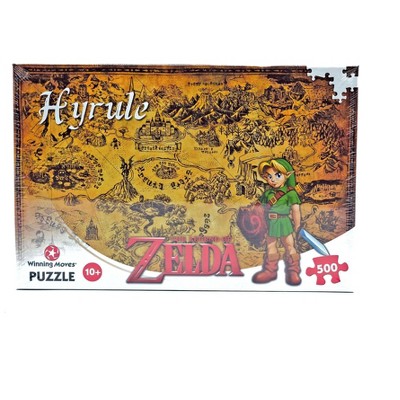 Verzwakken pedaal Rechtsaf Winning Moves Games The Legend Of Zelda Hyrule 500 Piece Jigsaw Puzzle :  Target