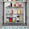 Seville Classics UltraDurable  3-Tier 17.5" x 7.5" Steel Wire Shelving, Chrome - 4 of 4