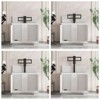 Famapy Stylish Lift Gaming Station,Automatic Height Adjustment, Ample Storage & Safety Features, Media Console for Home Gaming Zones & Living Spaces - 3 of 4