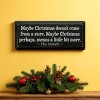 Slickblue Grinch Christmas Quote Wood Sign – Maybe Christmas Means More – Rustic Holiday Wall Decor 7x18, Color Options - 2 of 3