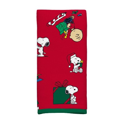 Peanuts, Bath, Peanuts 2 Pack Foot Ball Themed Terry Cloth Hand Towel