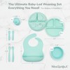 WeeSprout Baby Led Weaning Bundle, Silicone Suction Bowl, Spoons, Bib & Cup, Develops Self Feeding Skills - 2 of 4