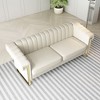 CAVINAS Couches for Living Room 83" Sofa Upholstered 3-Seat Couch Soft Sponges Comfy Sofa with Gold Accents - 4 of 4