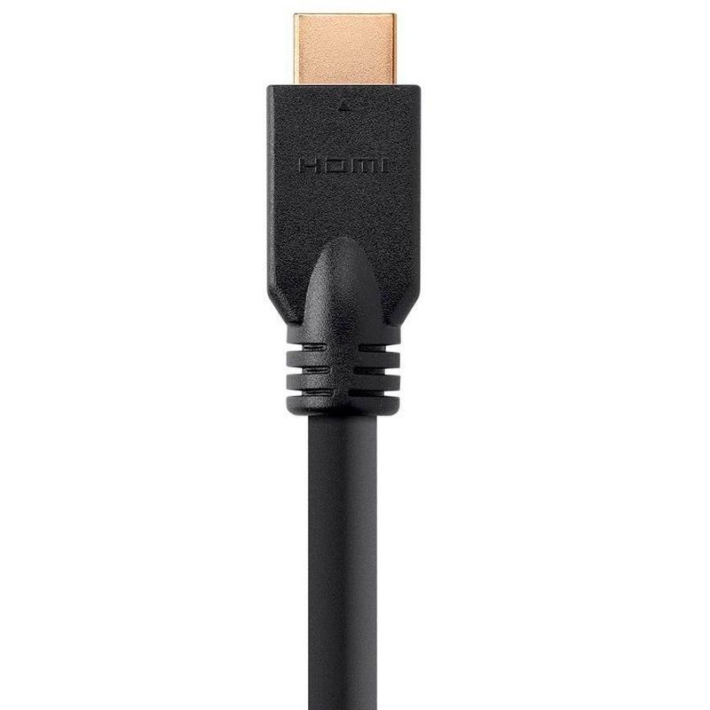 Monoprice HDMI Cable - 50 Feet - Black (No Logo) High Speed, 1080p@60Hz, 10.2Gbps, 24AWG, CL2, Compatible with UHD TV and More - Commercial Series, 4 of 5