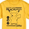 Men's - Pokémon - Pikachu Electric-Type 025 Short Sleeve Graphic T-Shirt - 2 of 4