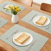 REGALWOVEN Farmhouse Placemats Set of 8 Plastic Placemats for Dining Table Decor Indoor Washable Kitchen Table Mat with Pattern - 2 of 4