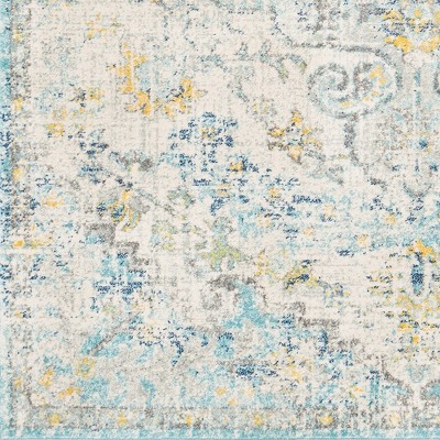 Olivia Blue and Gray Woven Indoor Area Rug